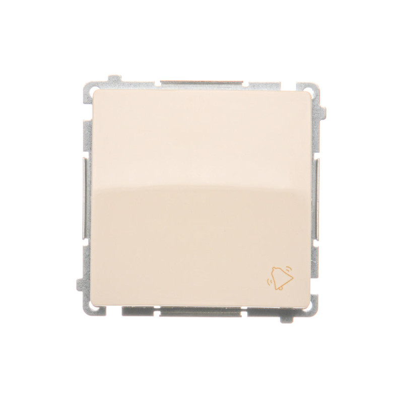 SIMON BASIC Przycisk dzwonek (moduł) 10AX, 250V~, szybkozłącza  beż  BMD1.01/12