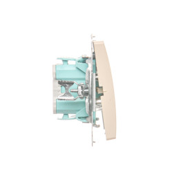 SIMON BASIC Przycisk dzwonek (moduł) 10AX, 250V~, szybkozłącza  beż  BMD1.01/12