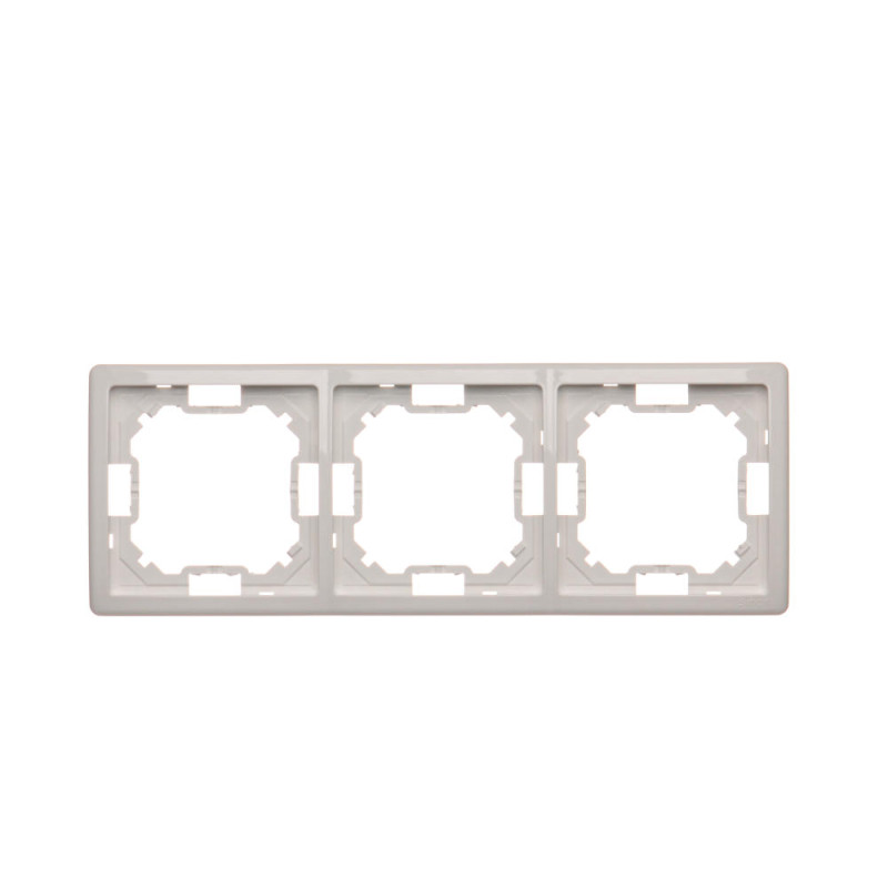 SIMON BASIC STANDARD Ramka 3-krotna – uniwersalna poziom i pion  biały BMR3/11