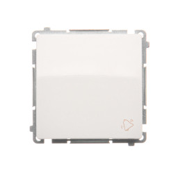 SIMON BASIC Przycisk dzwonek (moduł) 10AX, 250V~, szybkozłącza biały BMD1.01/11