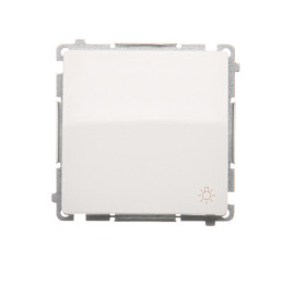 SIMON BASIC Przycisk światło (moduł) 10AX, 250V~, szybkozłącza  biały  BMS1.01/11