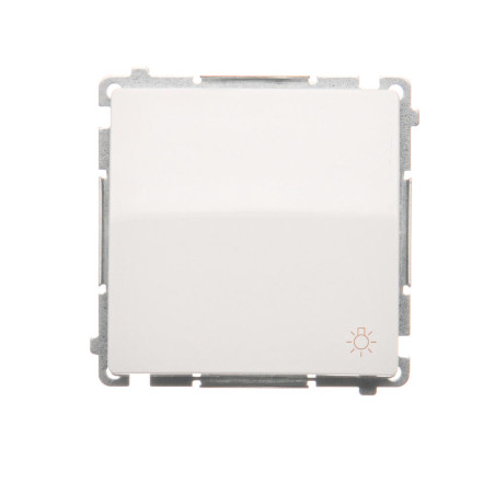 SIMON BASIC Przycisk światło (moduł) 10AX, 250V~, szybkozłącza  biały  BMS1.01/11
