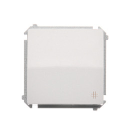 SIMON BASIC Łącznik krzyżowy (moduł) 10AX, 250V~, zaciski śrubowe biały BMW7.01/11