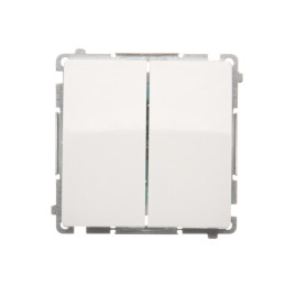 SIMON BASIC Łącznik świecznikowy (moduł) 10AX, 250V~, szybkozłącza  biały  BMW5.01/11