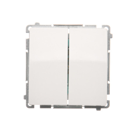 SIMON BASIC Łącznik świecznikowy (moduł) 10AX, 250V~, szybkozłącza  biały  BMW5.01/11