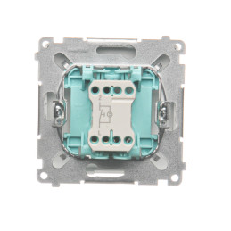 SIMON BASIC Przycisk dzwonek z podświetleniem LED (moduł) 10AX, 250V~, szybkozłącza biały BMD1L.01/11