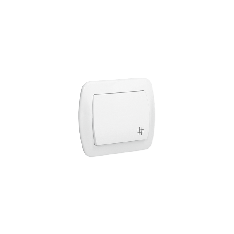 SIMON AKORD Łącznik krzyżowy 10AX, 250V~, zaciski śrubowe  biały AW7/11