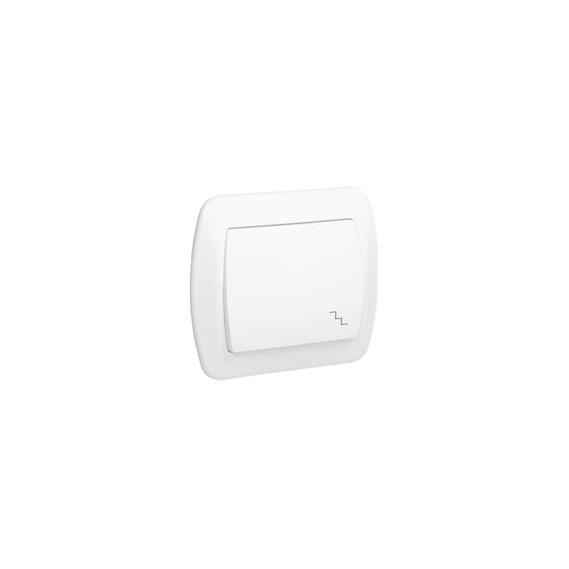 SIMON AKORD Łącznik schodowy 10AX, 250V~, zaciski śrubowe biały AW6/11