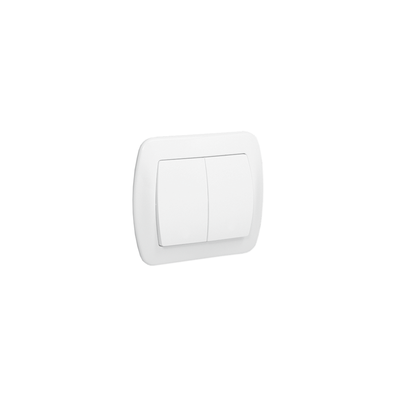 SIMON AKORD Łącznik świecznikowy 10AX, 250V~, zaciski śrubowe  biały AW5/11