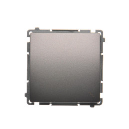 SIMON BASIC Łącznik schodowy (moduł) 10AX, 250V~, szybkozłącza  stal inox BMW6.01/21