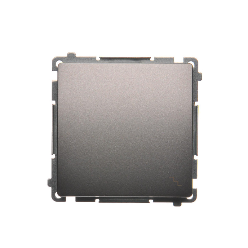 SIMON BASIC Łącznik schodowy (moduł) 10AX, 250V~, szybkozłącza  stal inox BMW6.01/21