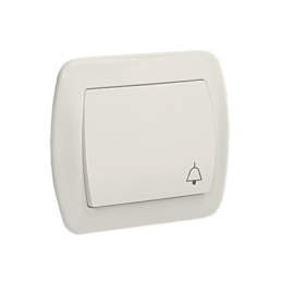 SIMON AKORD Przycisk dzwonek 10AX, 250V~, zaciski śrubowe beż AD1/12