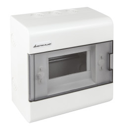 Rozdzielnica natynkowa SRn-6 (N+PE) biała 1.1