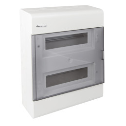 Rozdzielnica natynkowa SRn-24 (N+PE) biała 1.6