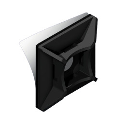 PMS-19-19-UV-100 podstawka montażowa do opasek PTZ czarna