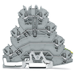 Złączka czteropiętrowa do silników elektrycznych, szara 2002-4127