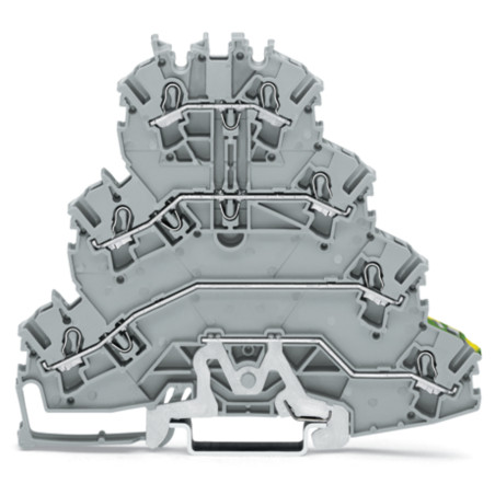Złączka czteropiętrowa do silników elektrycznych, szara 2002-4127