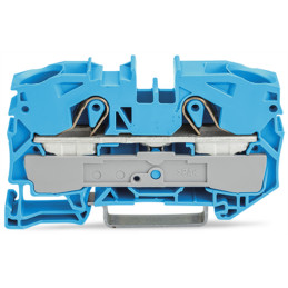 2-przewodowa złączka przelotowa 16 mm² niebieska 2016-1204