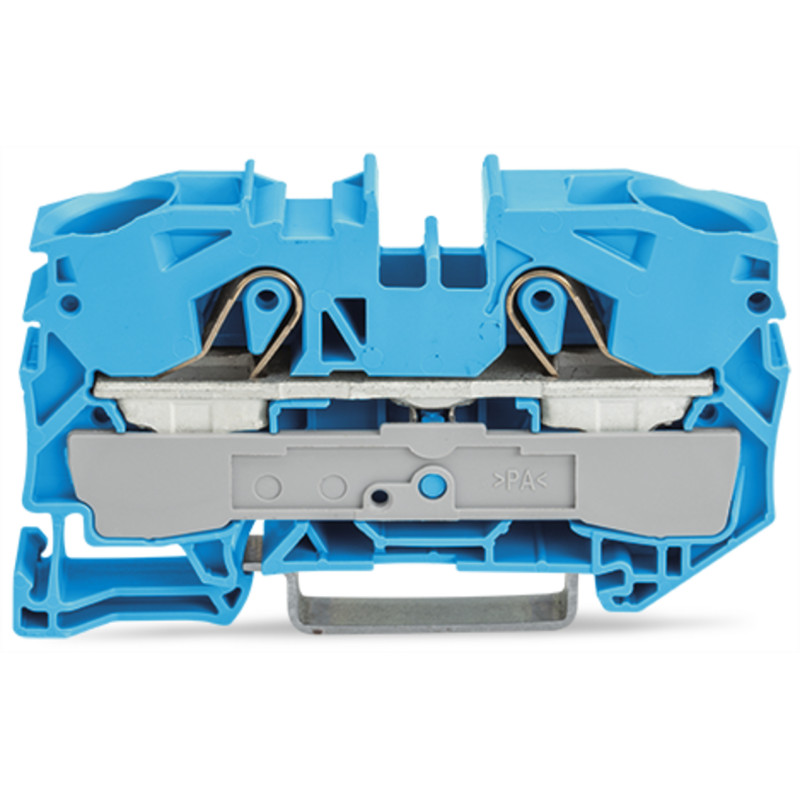 2-przewodowa złączka przelotowa 16 mm² niebieska 2016-1204