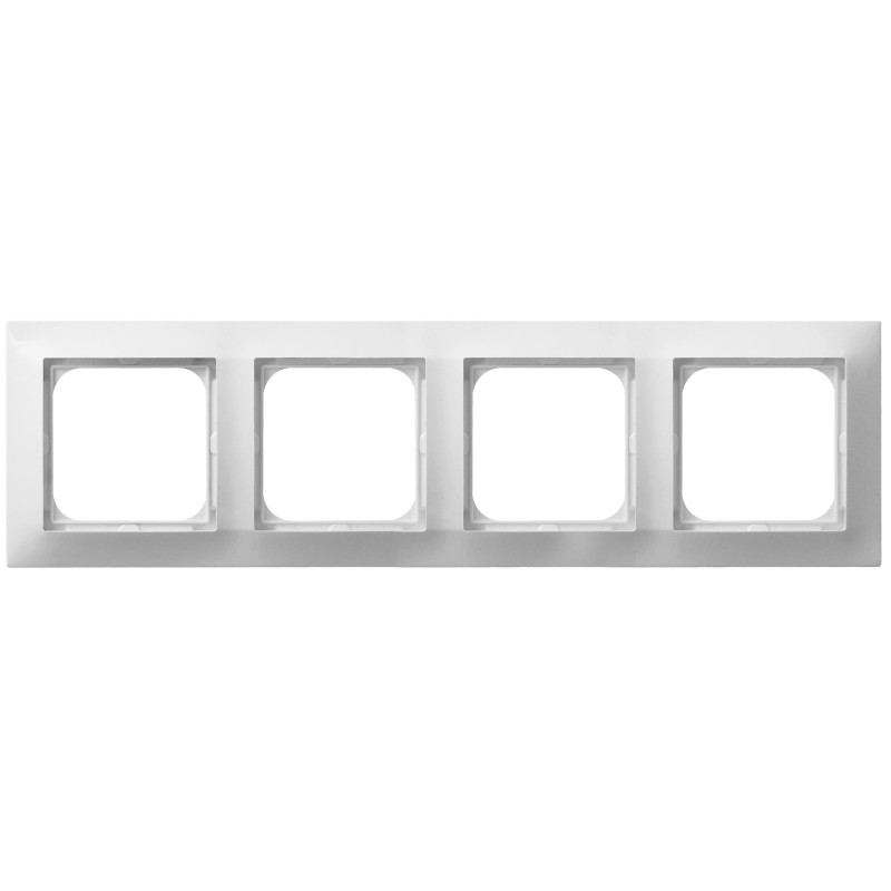 R-4Y/00 Ramka poczwórna BIAŁY IMPRESJA