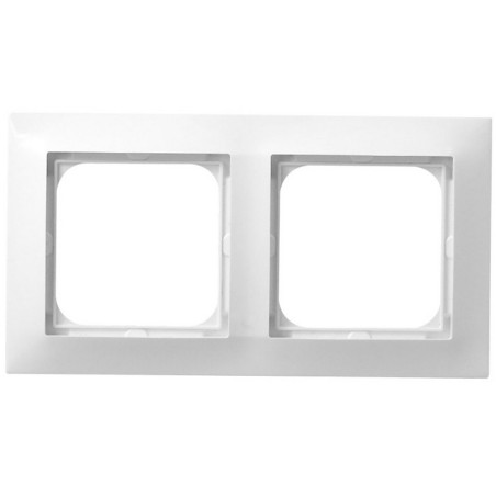 IMPRESJA Ramka podwójna - kolor biały