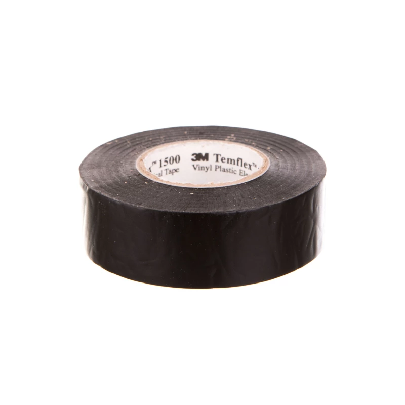 3M™ Taśma elektroizolacyjna PCW Temflex™ 1500, czarna, 25 mm x25 m
