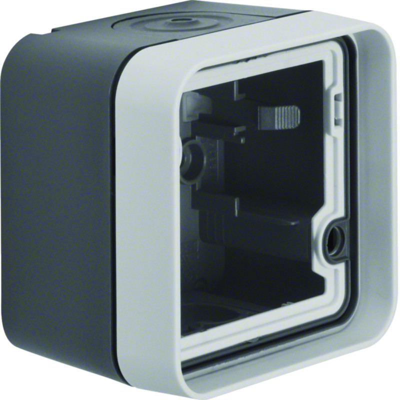 W.1 Adapter natynkowy 1-kr, IP55, szary BERKER