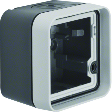 W.1 Adapter natynkowy 1-kr, IP55, szary BERKER