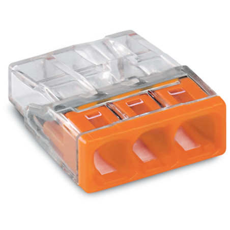 Szybkozłączka 3X0,5‑2,5mm2 transparentna WAGO 2273‑203