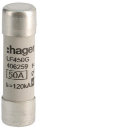 Wkładka bezpiecznikowa cylindryczna CH14x51mm gG 50A 400VAC LF450G