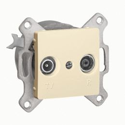 CARIVA Gniazdo antenowe TV/RD gwiazda kremowe 773732