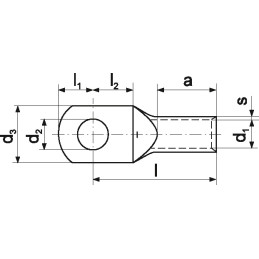 KCS 6-6 Końcówka rurowa (50szt)