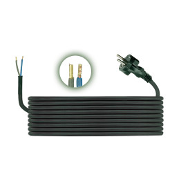 Przewód przyłączeniowy H05RR F 2x1 - 3m sznur