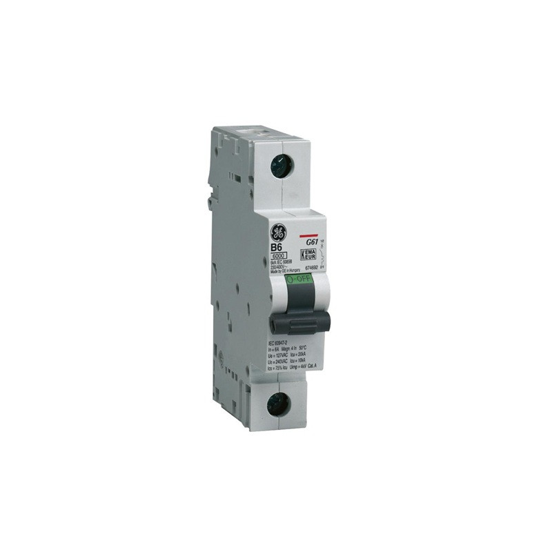 Wyłącznik nadprądowy 1P B 32A 6kA AC G61	674699