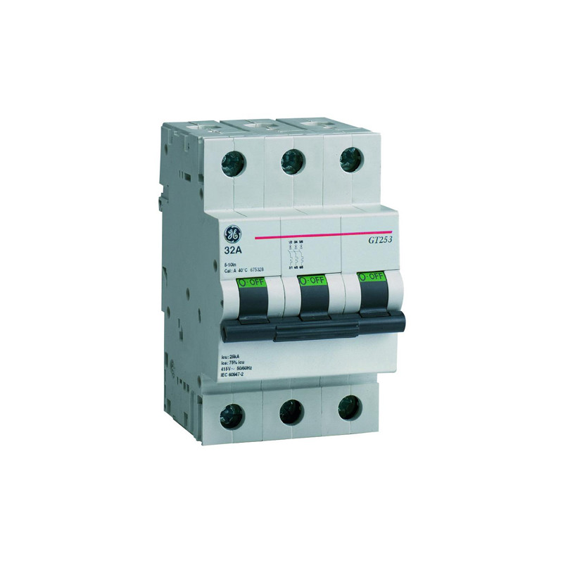 Wyłącznik nadprądowy 3P C 2A 50kA AC GT253C2 675318