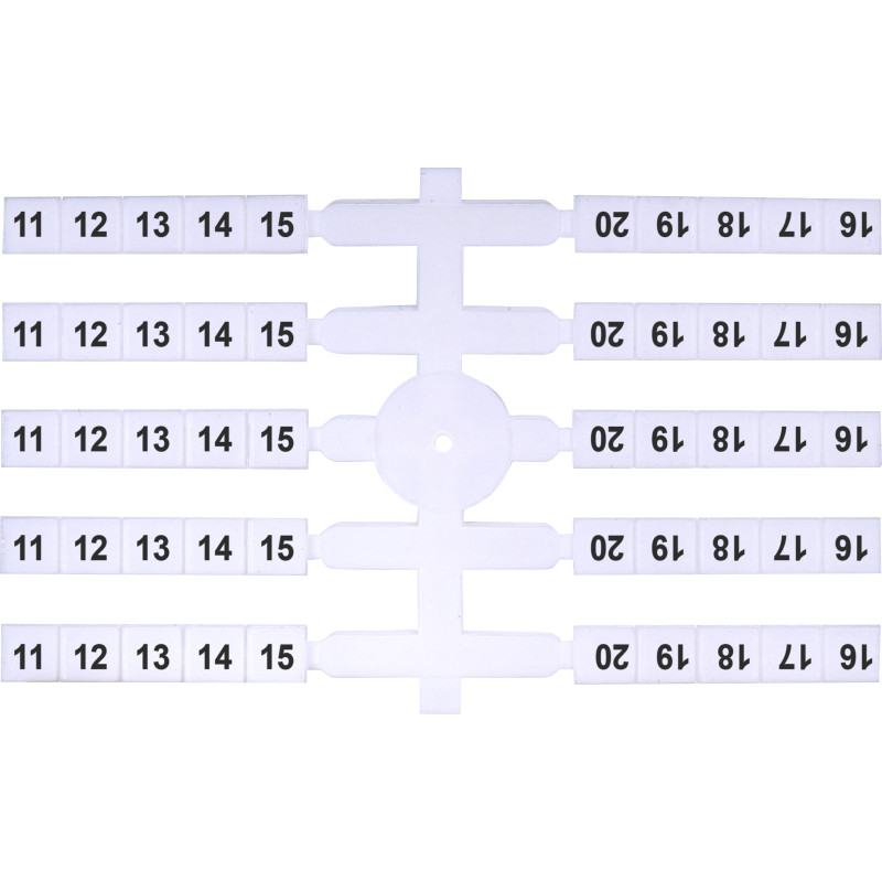 Oznaczniki 11-20 E03 (20SZT.)
