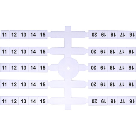 Oznaczniki 11-20 E03 (20SZT.)