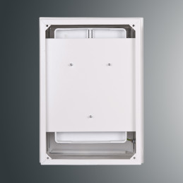 Rozdzielnica p/t licznikowa RW 18NN P O T1F płytka 312x213x135  z okienkiem  z.p.9081  IP30  RAL 9003