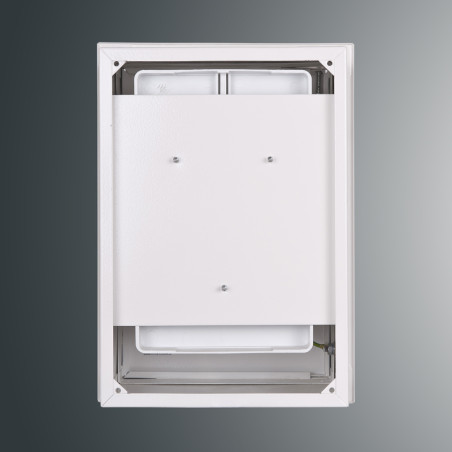 Rozdzielnica p/t licznikowa RW 18NN P O T1F płytka 312x213x135  z okienkiem  z.p.9081  IP30  RAL 9003