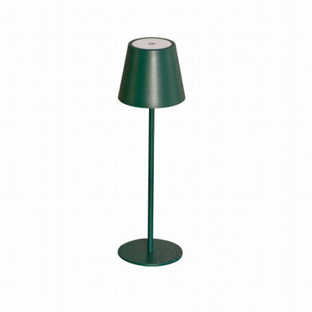 Lampka stołowa bezprzewodowa INITA LED IP54 GN barwa ciepłobiała 3000K max 138Lm kolor zielony