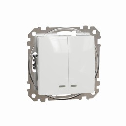 Łącznik świecznikowy z podświetleniem biały Sedna D&E SDD111105L