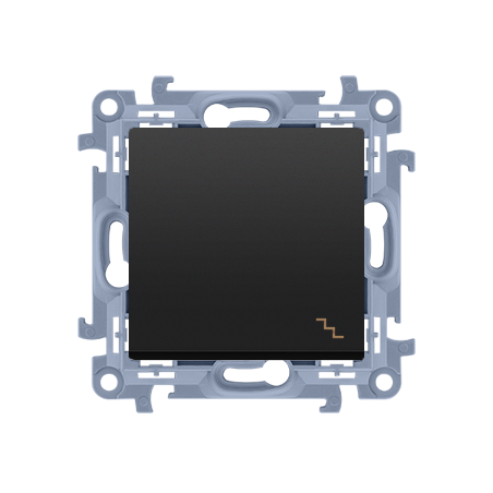 SIMON 10 Łącznik schodowy (moduł) 10AX, 250V~, szybkozłącza  czarny CW6C.01/49