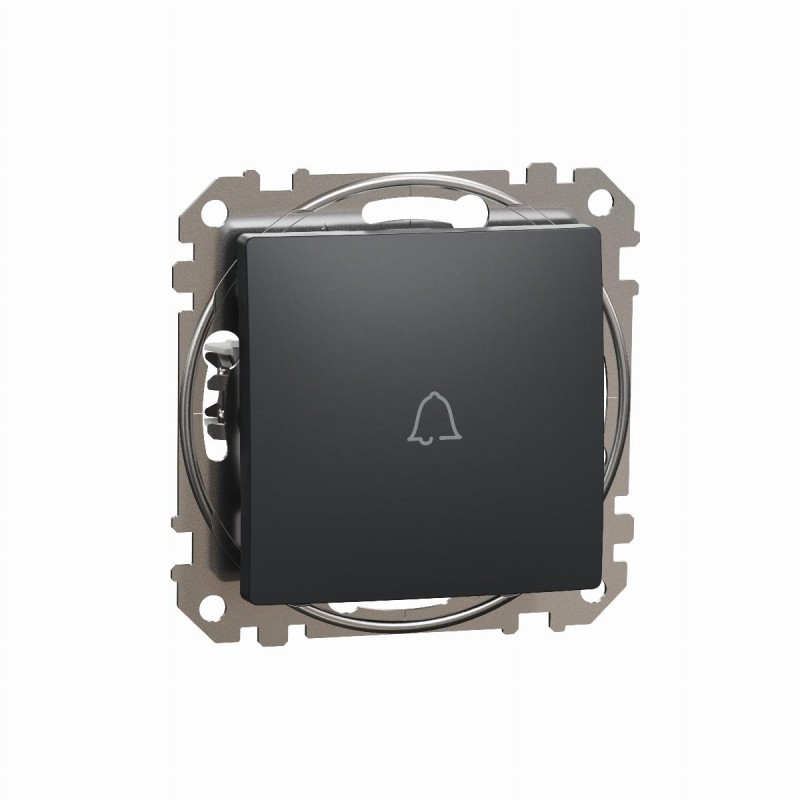 Sedna Design & Elements, przycisk "dzwonek", czarny antracyt