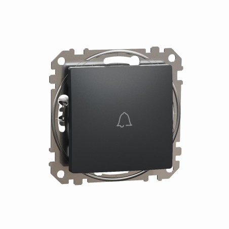 Sedna Design & Elements, przycisk "dzwonek", czarny antracyt