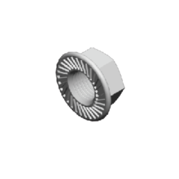 NKZM8E A2 Nakrętka kołnierzowa A2 (1.4301)