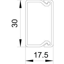WDK15030RW Kanał instalacyjny z perforacją dna
