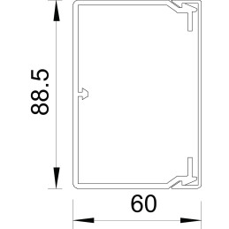 WDK60090RW Kanał instalacyjny z perforacją dna