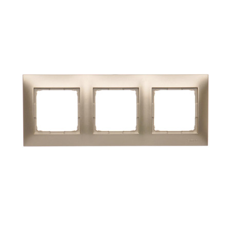 DR3/44 Ramka 3-krotna uniwersalna IP20 / IP44  złoty mat -  Simon 54