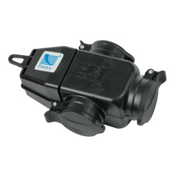Rozgałęźnik trójgniazdowy 3x250V, 16A, IP 44