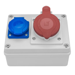Rozdzielnica R-BOX 150, 1x16A/5p, 1x250V